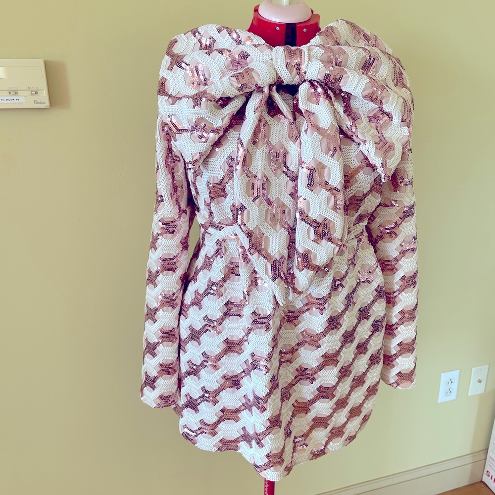 Prissy Pristine Atelier Pussycat Sequin Dress